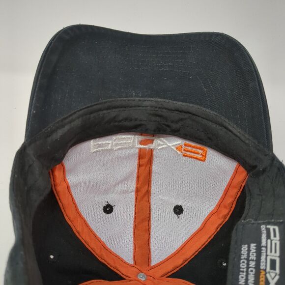 P90X3 Strapback Hat Black One Size Adjustable Embroidered 6 Panel Cotton - Picture 8 of 9